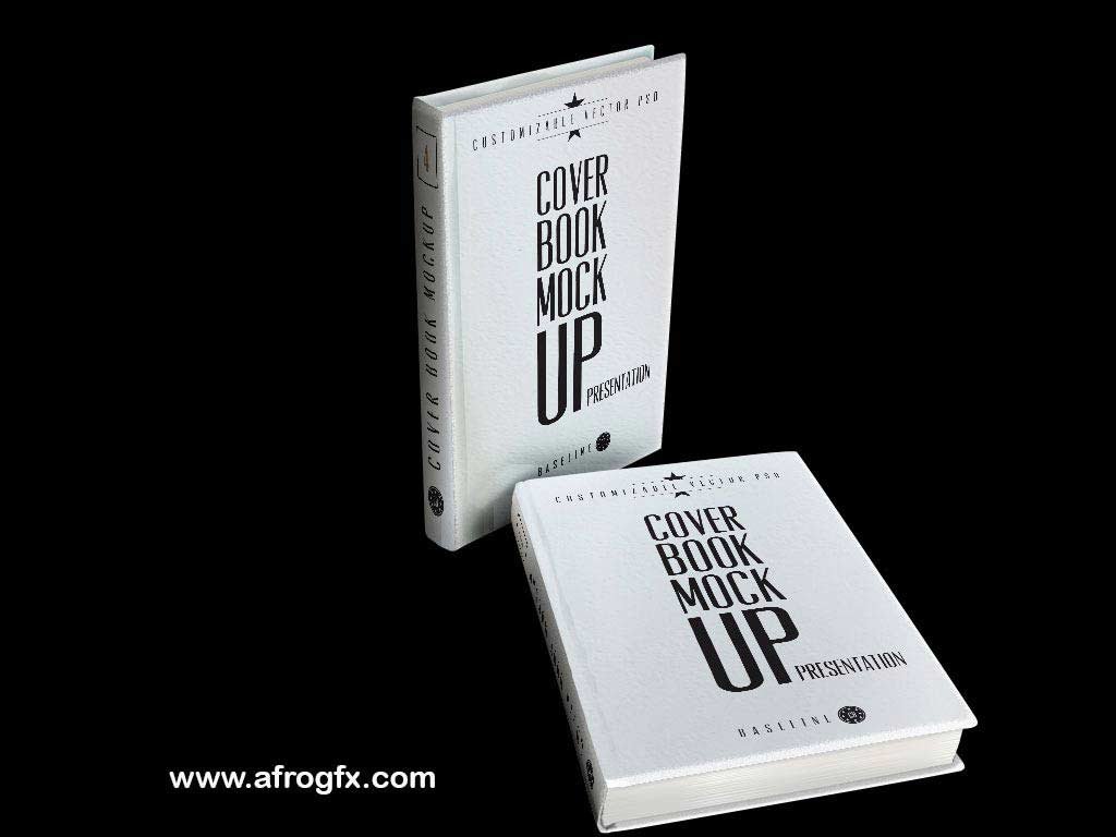 Cover Book Mockup Presentation Afrogfx